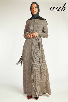Aab Brown Esagona Maxi Dress (K32233) | 257 zł