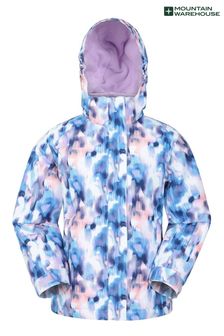 Mountain Warehouse Blue Snowdrop Printed Ski Jacket - Kids (K32380) | €71