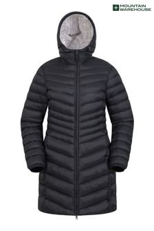 Mountain Warehouse Black Florence Fur Lined Padded Jacket - Womens (K32417) | €137