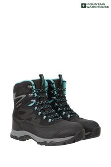 Mountain Warehouse Black Ultra Piste Basher Waterproof Snow Boots (K32418) | €90