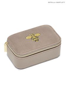 Estella Bartlett Brown Embroidered Bee Mini Jewellery Box (K32652) | $46