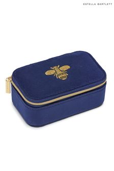 Estella Bartlett Blue Embroidered Bee Mini Jewellery Box (K32654) | $46