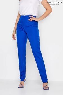Long Tall Sally Blue Scuba Slim Leg Trouser (K32840) | €17