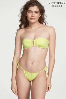 Victoria's Secret Yellow Lime Citron Tie Side High Leg Bikini Bottom (K32885) | kr338