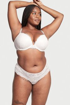 Victoria's Secret Coconut White Lace Hipster Thong Knickers (K33502) | €22