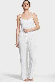 Victoria's Secret White Cami Long Pyjamas (K33517) | €33