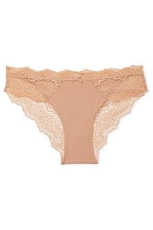 Victoria's Secret Sweet Praline Nude Lace Trim Cheeky Knickers (K33540) | €15.50