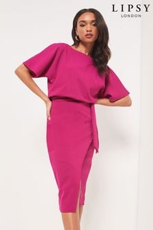 Lipsy Pink Kimono Tie Waist Dress (K33618) | €18