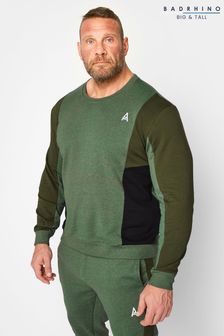 BadRhino Big & Tall Green X Studio A Cut & Sew Crew Sweatshirt (K33962) | 42 €