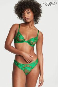 Victoria's Secret Verdant Green Embroidered Thong Knickers (K35169) | €48