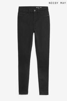 NOISY MAY Black Callie High Waist Skinny Jeans (K35224) | 140 SAR