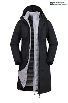 Mountain Warehouse Black Denali Extreme 3 in 1 Down Coat (K35275) | €148