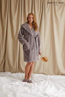 Pretty You London Purple Cosy Cloud Dressing Gown Dressing Gown (K35359) | 87 €