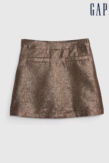 Gap Gold Metallic Brocade Skirt (K35720) | €31