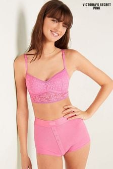 Victoria's Secret PINK Dreamy Pink Lace Wired Push Up Bralette (K35787) | kr389