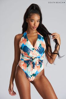 South Beach Plunge Wrap Swimsuit