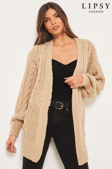 Lipsy Neutral Mixed Cable Cardigan (K36742) | 53 €