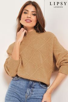 Lipsy sweter z ozdobnymi przeszyciami (K37550) | 231 zł
