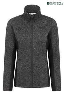 Black - Mountain Warehouse Idris Panelled Fleece Jacket - Womens (K38312) | kr880