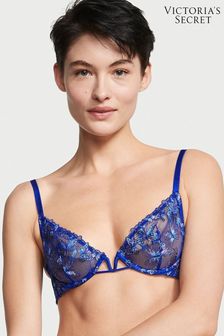 Victoria's Secret Blue Oar Unlined Demi Embroidered Bra (K39070) | kr1 080