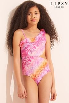 Lipsy Pink Leopard Swimsuit (K39117) | $27 - $38