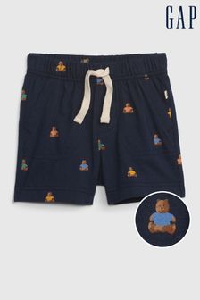 Pantaloni scurți de Imprimeuri Jerseu Bebeluși urs Gap (K40556) | 54 LEI
