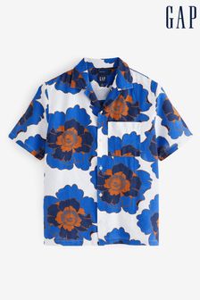 Gap Blue Linen-Cotton Vacay Shirt (K41025) | €20.50