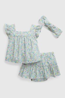 Set de costum din trei piese Gap Floral - Bebeluș (K41103) | 169 LEI