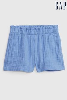 Gap Blue Crinkle Pull on Shorts (K41348) | €8