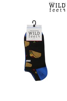 Wildfeet Black -Taco-Lar Trainer Socks (K41467) | €18