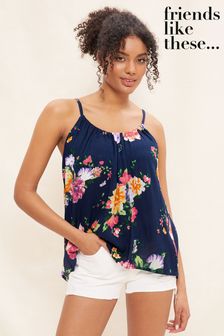 Friends Like These Crinkle Scoop Neck Cami (K41677) | 70 zł