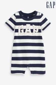 Salopetă cu pantaloni slopeți cu logo Gap (K41784) | 122 LEI