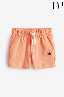 Portocaliu - Pantaloni scurți Jerseu Bebeluși Gap (K41788) | 54 LEI