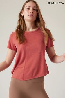 Athleta Red Relaxed T-Shirt (K41823) | €15