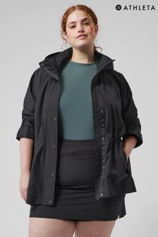Черный - Непромокаемая куртка с капюшоном Athleta (K41874) | €192