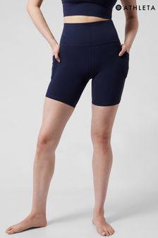 Athleta Blue Salutation 7 Inch High Rise Cycling Shorts (K41911) | 69 €