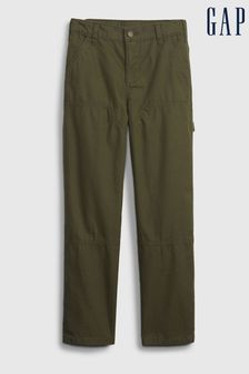 Gap Khaki Green Straight Leg Cargo Trousers (K41999) | €18.50