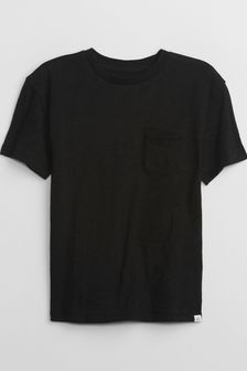 Gap Black Pocket Short Sleeve Crew Neck T-Shirt (4-13yrs) (K42034) | €9