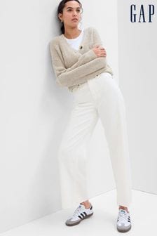 Gap White High Waisted Wide Leg Jeans (K42196) | €18.50