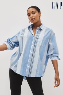 Gap Blue Stripe Oversized Shirt (K42232) | €25