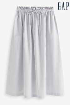 Gap White Paperbag Pull-On Midi Skirt (K42241) | CHF 43