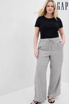Gap white deals linen pants
