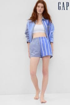 Gap Blue Stripe Cotton Pyjama Shorts (K42329) | €9