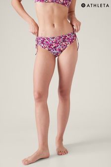 Athleta Pink Floral Full Bikini Bottoms (K42461) | €25