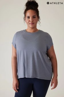 Athleta Blue With Ease T-Shirt (K42464) | kr584