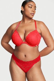 Victoria's Secret Lipstick Red Thong Lace Knickers (K42777) | €13