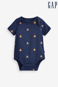 Bleumarin - Body Imprimeuri Mânecă scurtă Bebeluși Gap (K43450) | 54 LEI