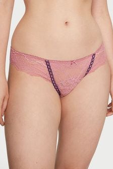 Victoria's Secret Dusk Mauve Pink Ribbon Slot Thong Knickers (K43938) | €18