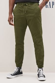 Зеленый хаки - Базовые спортивные брюки Gap Gapflex (K44164) | €48