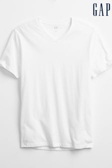 Gap White Everyday V-Neck T-Shirt (K44169) | €11